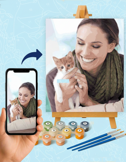 Custom Your Pets Paint By Numbers Kit