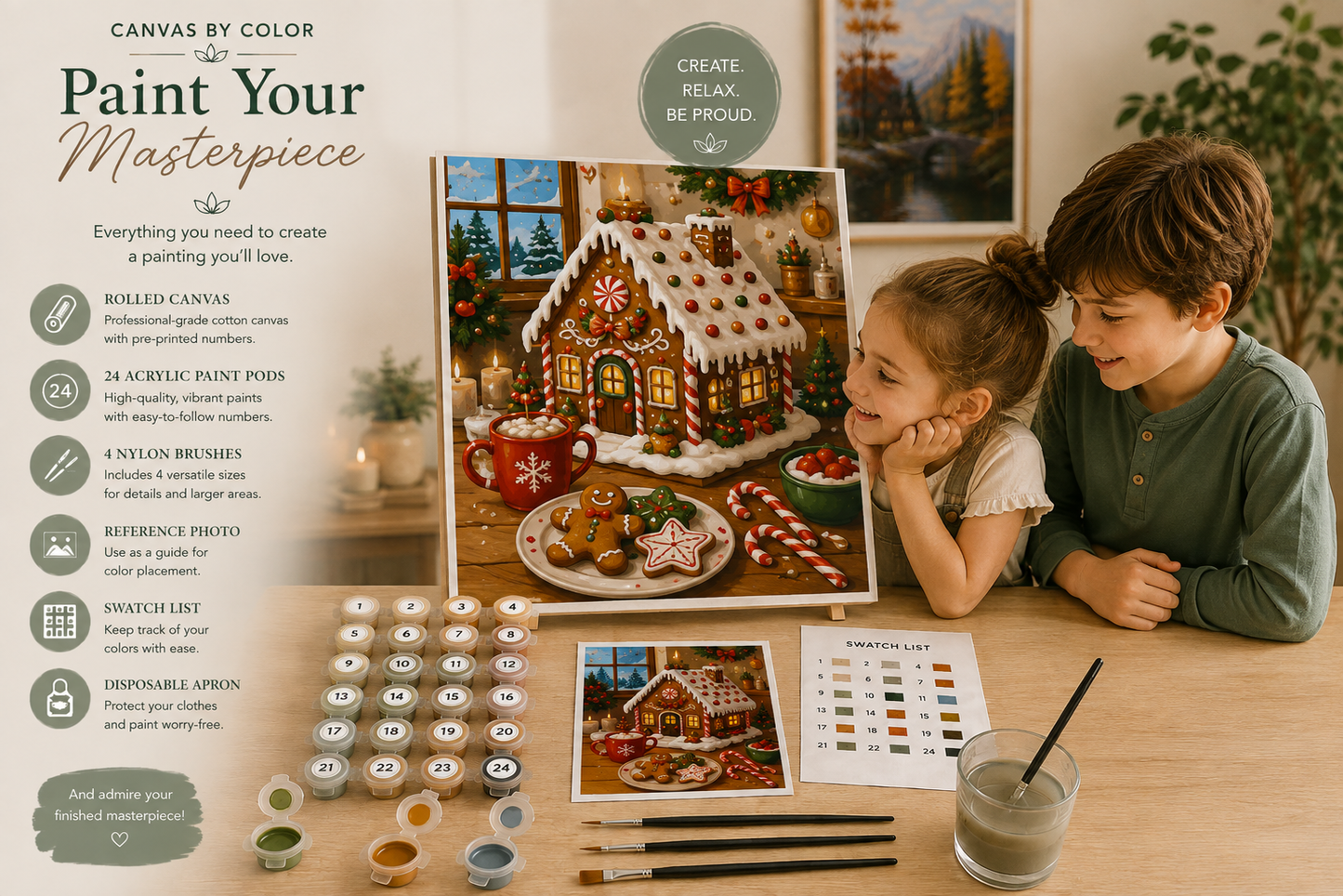 Festive Gingerbread House