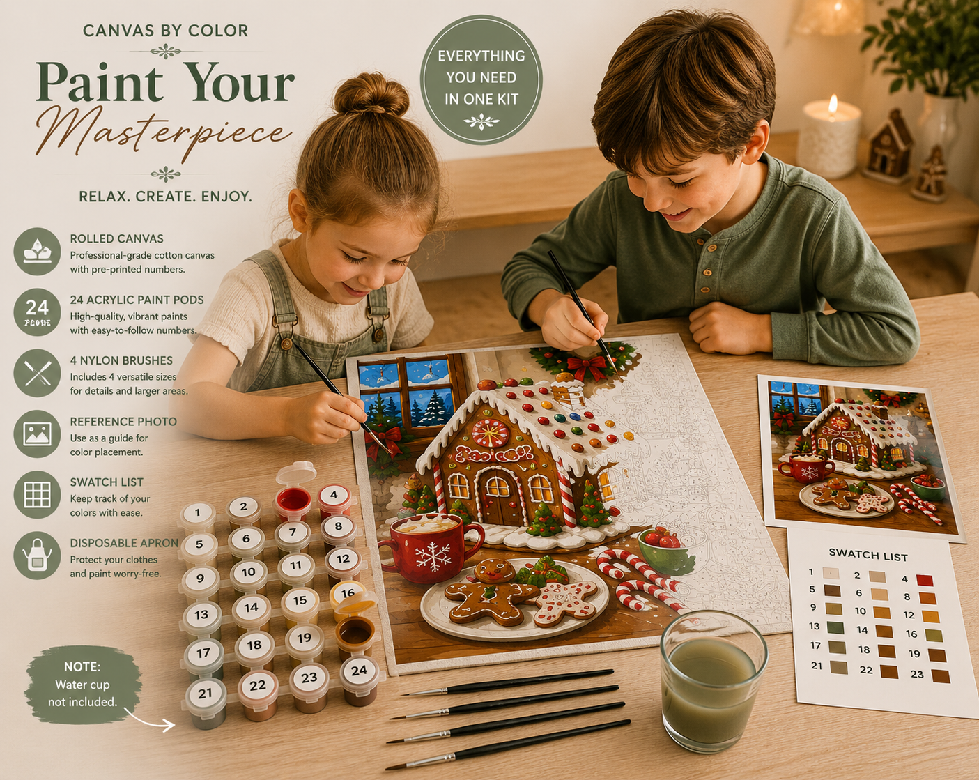Festive Gingerbread House