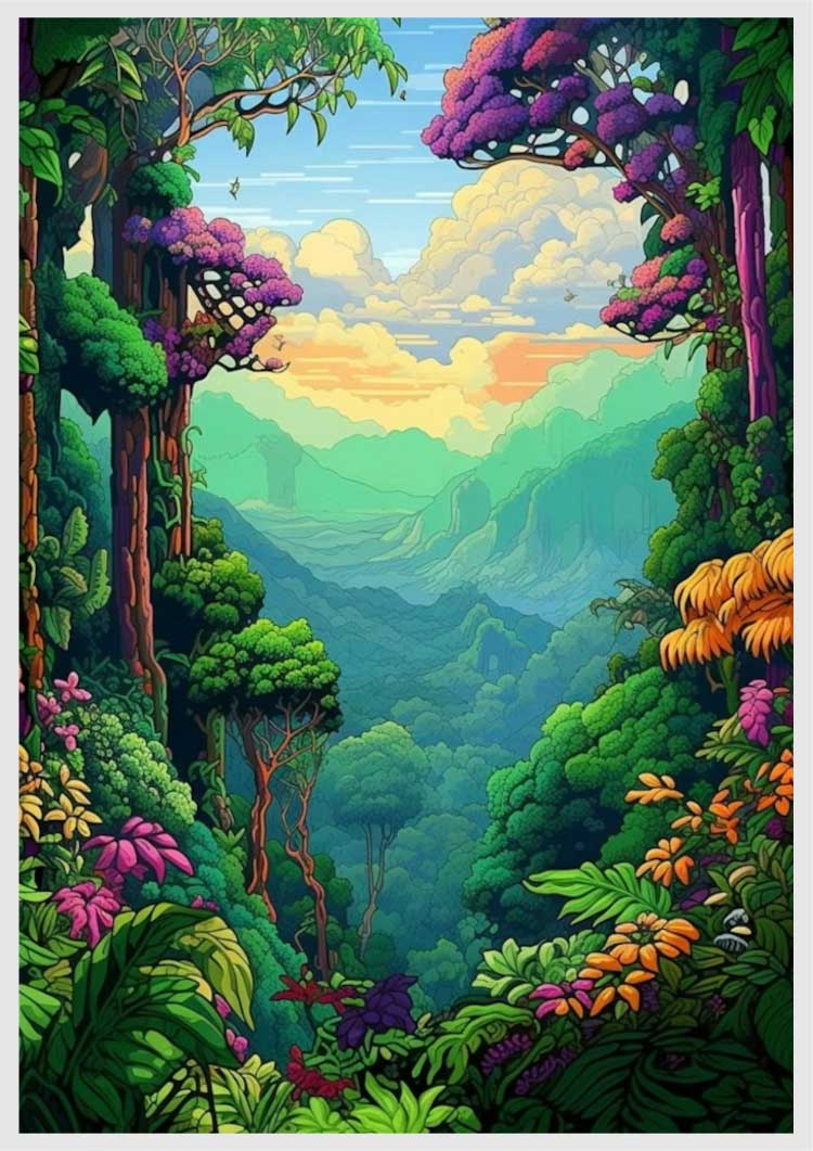 Boulder Falls -  Artistry Numbers