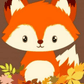 Cute Baby Fox -  Artistry Numbers