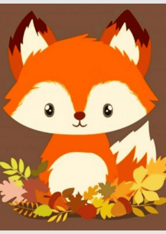 Cute Baby Fox -  Artistry Numbers