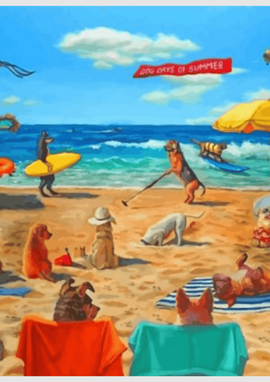 Dogs Walking Around -  Artistry Numbers