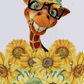 Giraffe With Sunflowers -  Artistry Numbers