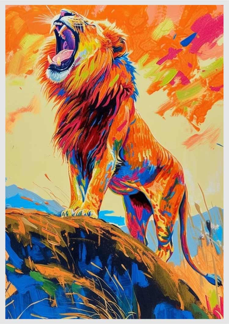 King of the Savannah's -  Artistry Numbers