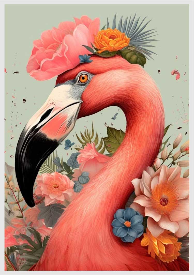 Pink Flamingo -  Artistry Numbers