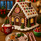 Festive Gingerbread House