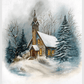 Winter Snow Landscape DIY -  Artistry Numbers